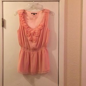 Gianni Bini blush pink blouse